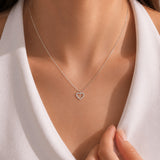 Camellia Heart Necklace