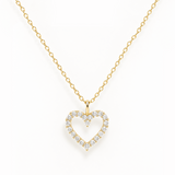 Camellia Heart Necklace