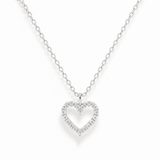 Camellia Heart Necklace