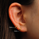 Mini Huggie Hoops