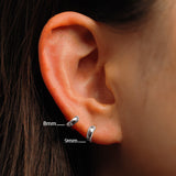 Mini Huggie Hoops