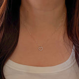 Camellia Heart Necklace